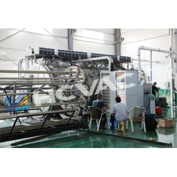 Hcvac Big Horizental PVD Coating Machine for 3m 6m Stainless Steel Pipe